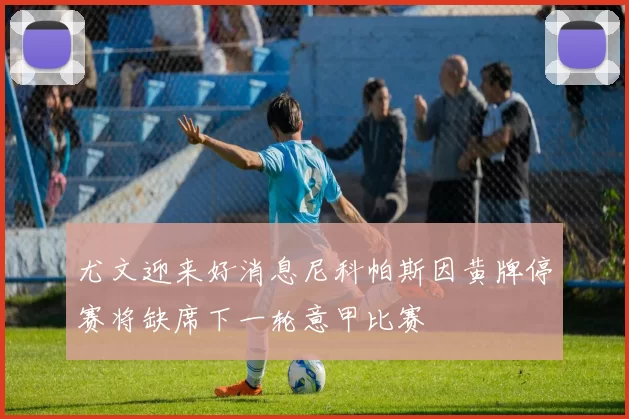 尤文迎来好消息尼科帕斯因黄牌停赛将缺席下一轮意甲比赛